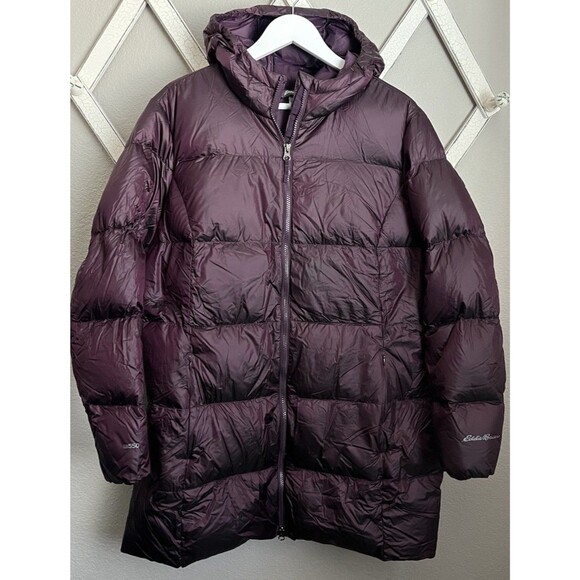 Eddie Bauer Jackets & Blazers - Eddie Bauer EB550 Women’s XXL Luna Peak Hooded Down Puffer Parka Jacket - Purple